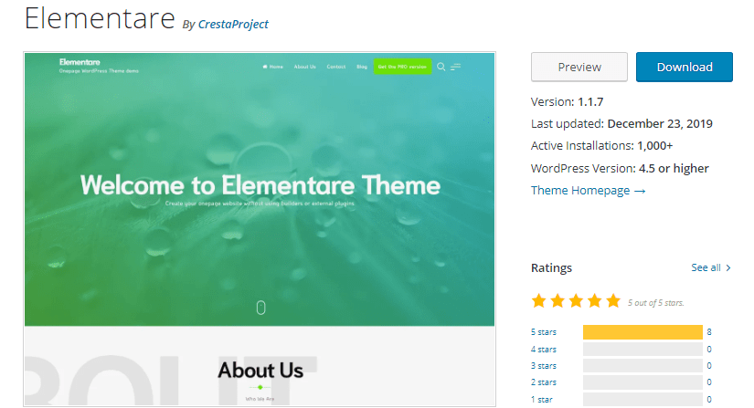 Elementare - Free Theme