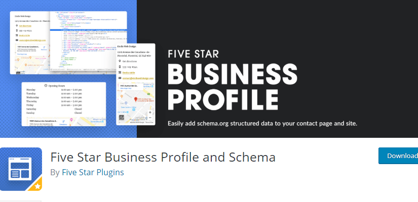 Five Star Business Profile and Schema