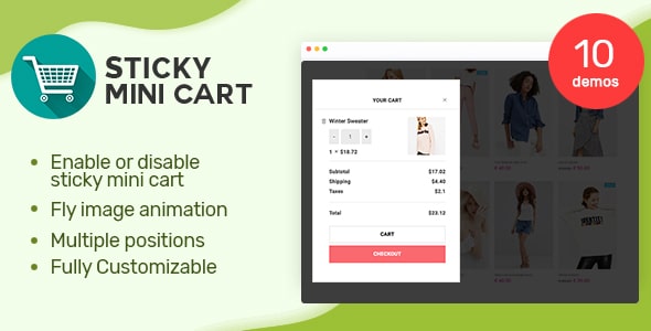 Sticky Mini Cart for WooCommerce Banner