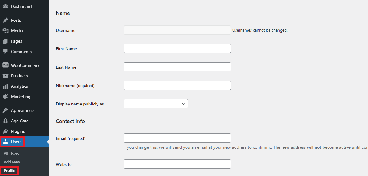 How to reset WordPress password in dashboard